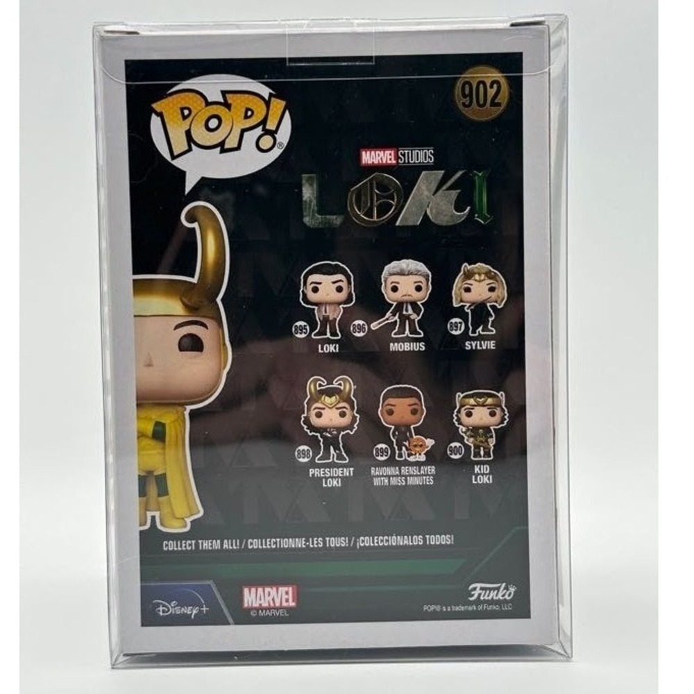 Funko Pop! Vinyl Marvel Classic Loki #902 BoxLunch Exclusive in Pop Protector - Picture 9 of 11
